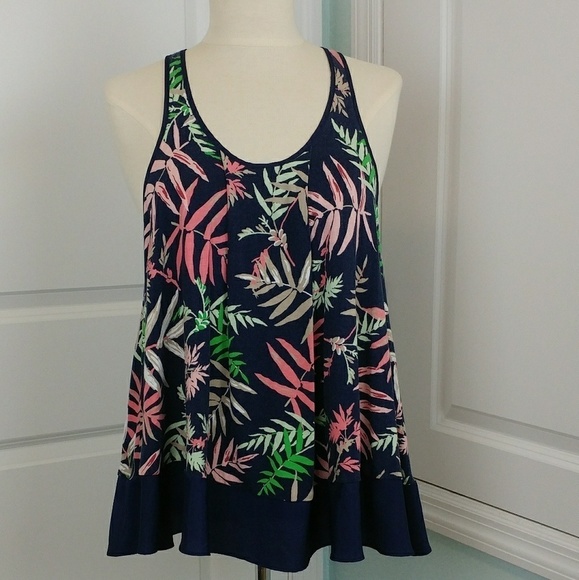 The Webster Miami  Racer Back Tank Tropical Beachy Coastal Grandma XS - Picture 9 of 9